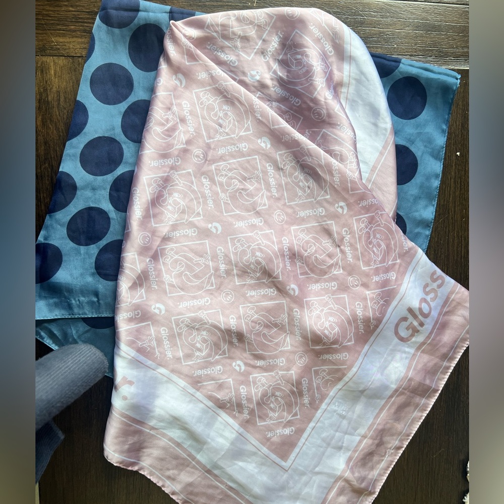 Two Patterned Scarves - Picture 2 of 2